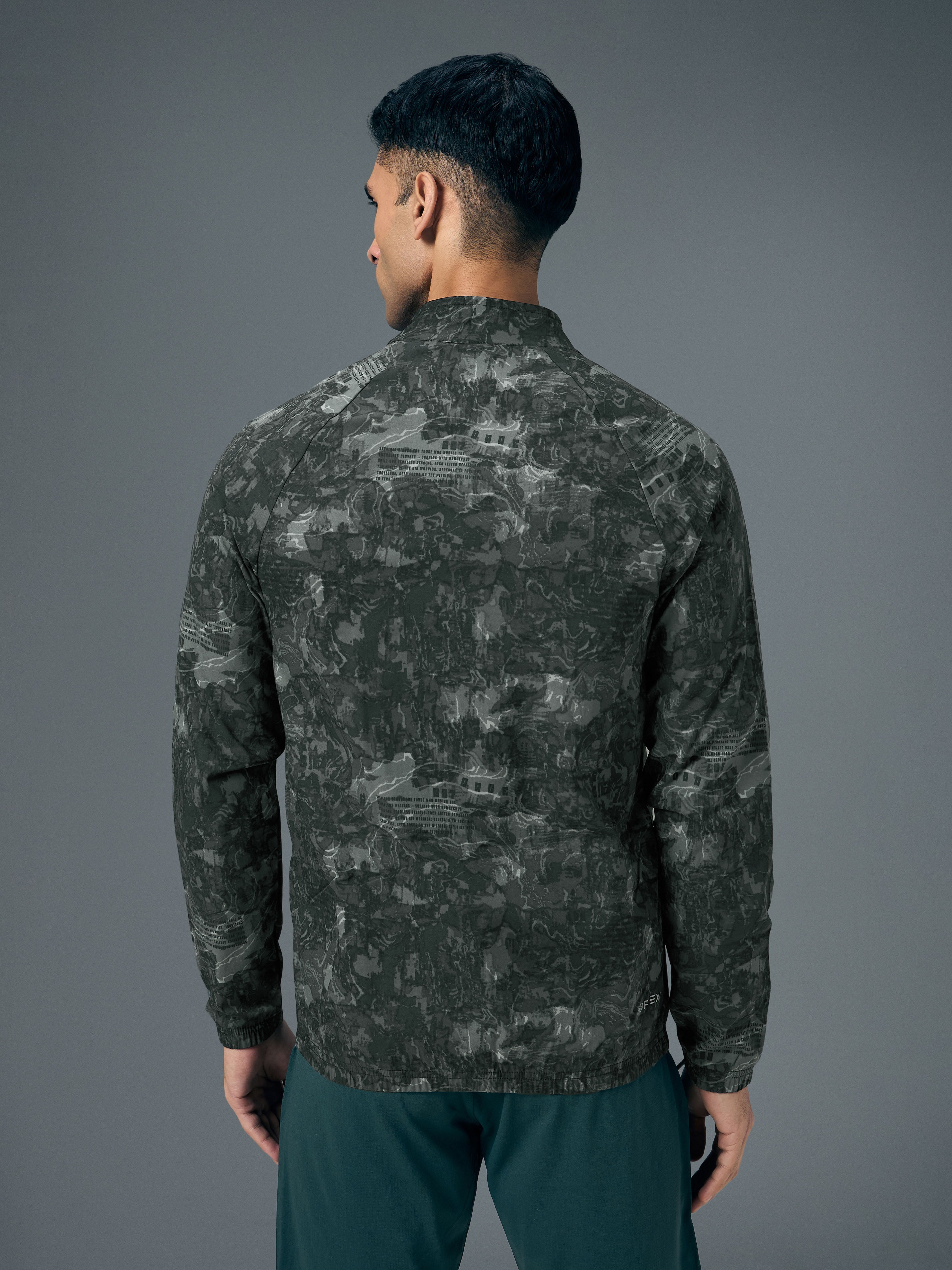 Technosport Printed Jacket (TS Flexi) - PM92 - DARK FORTRESS