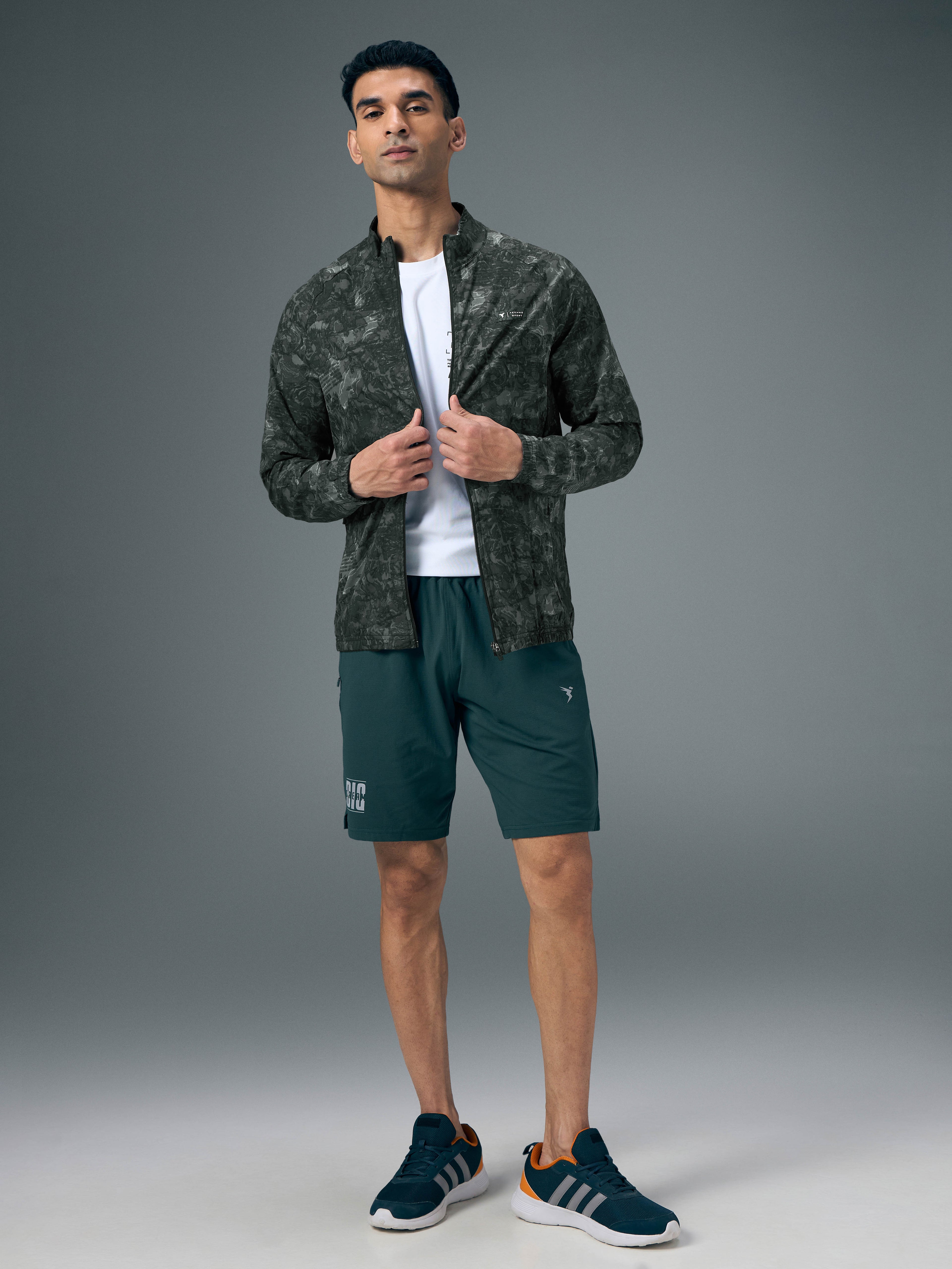 Technosport Printed Jacket (TS Flexi) - PM92 - DARK FORTRESS