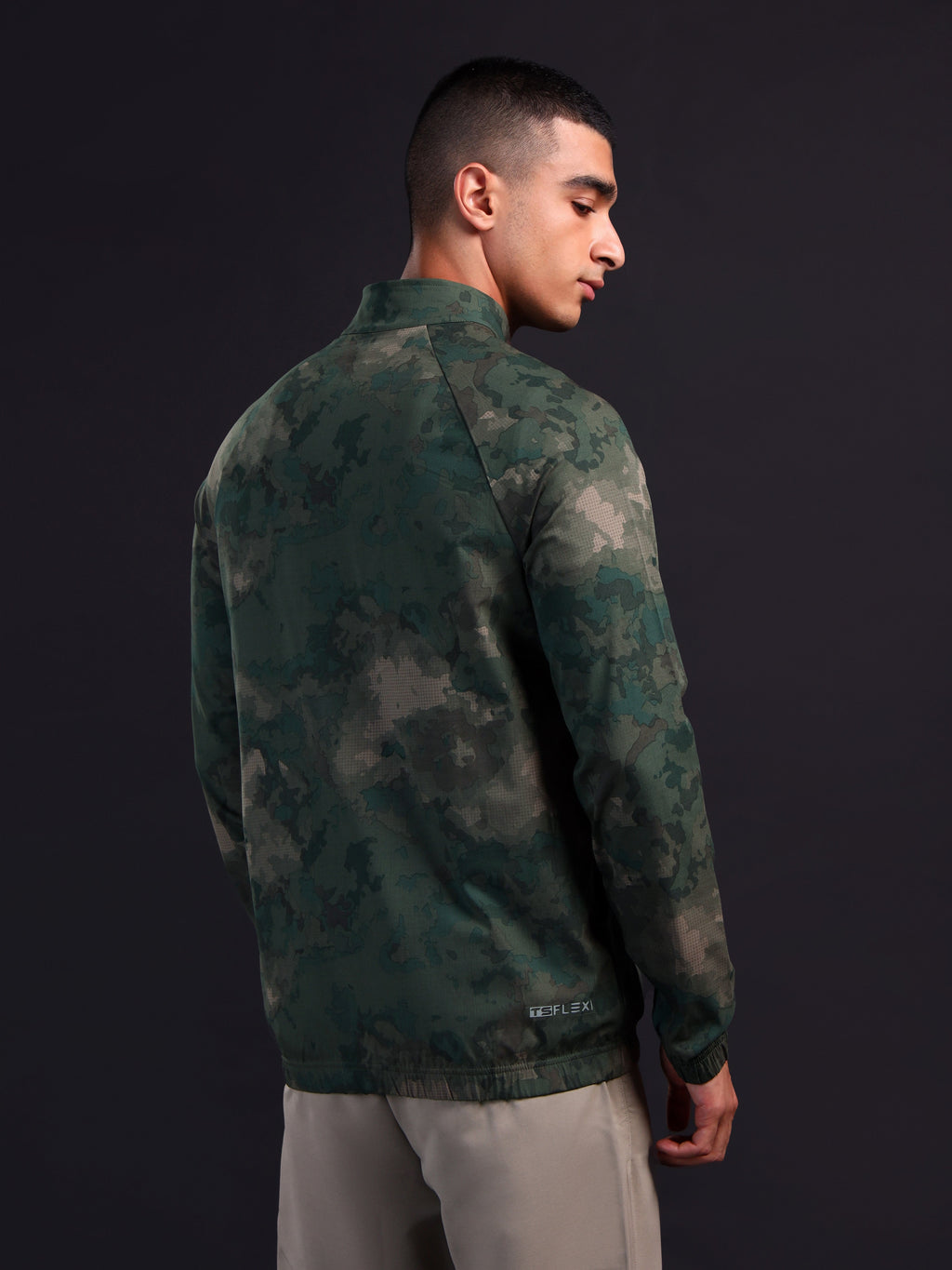 Technosport Printed Jacket (TS Flexi) - PM92 - GREEN BOG