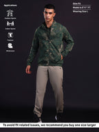 Technosport Printed Jacket (TS Flexi) - PM92 - GREEN BOG