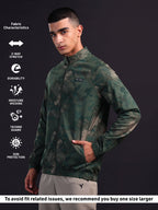 Technosport Printed Jacket (TS Flexi) - PM92 - GREEN BOG
