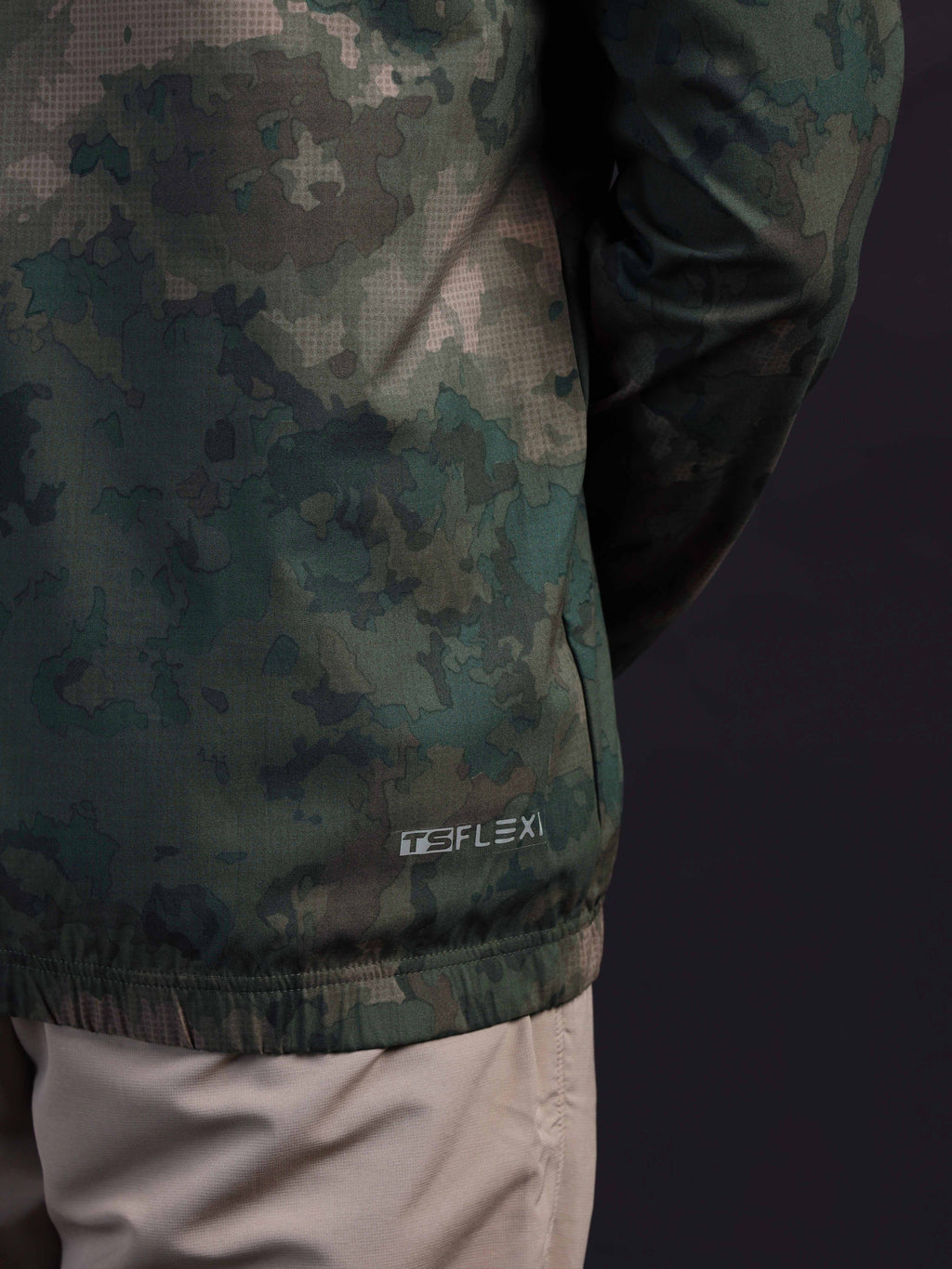 Technosport Printed Jacket (TS Flexi) - PM92 - GREEN BOG