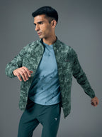Technosport Printed Jacket (TS Flexi) - PM92 - GREEN PLATOON
