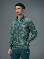 Technosport Printed Jacket (TS Flexi) - PM92 - GREEN PLATOON