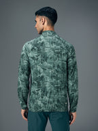 Technosport Printed Jacket (TS Flexi) - PM92 - GREEN PLATOON