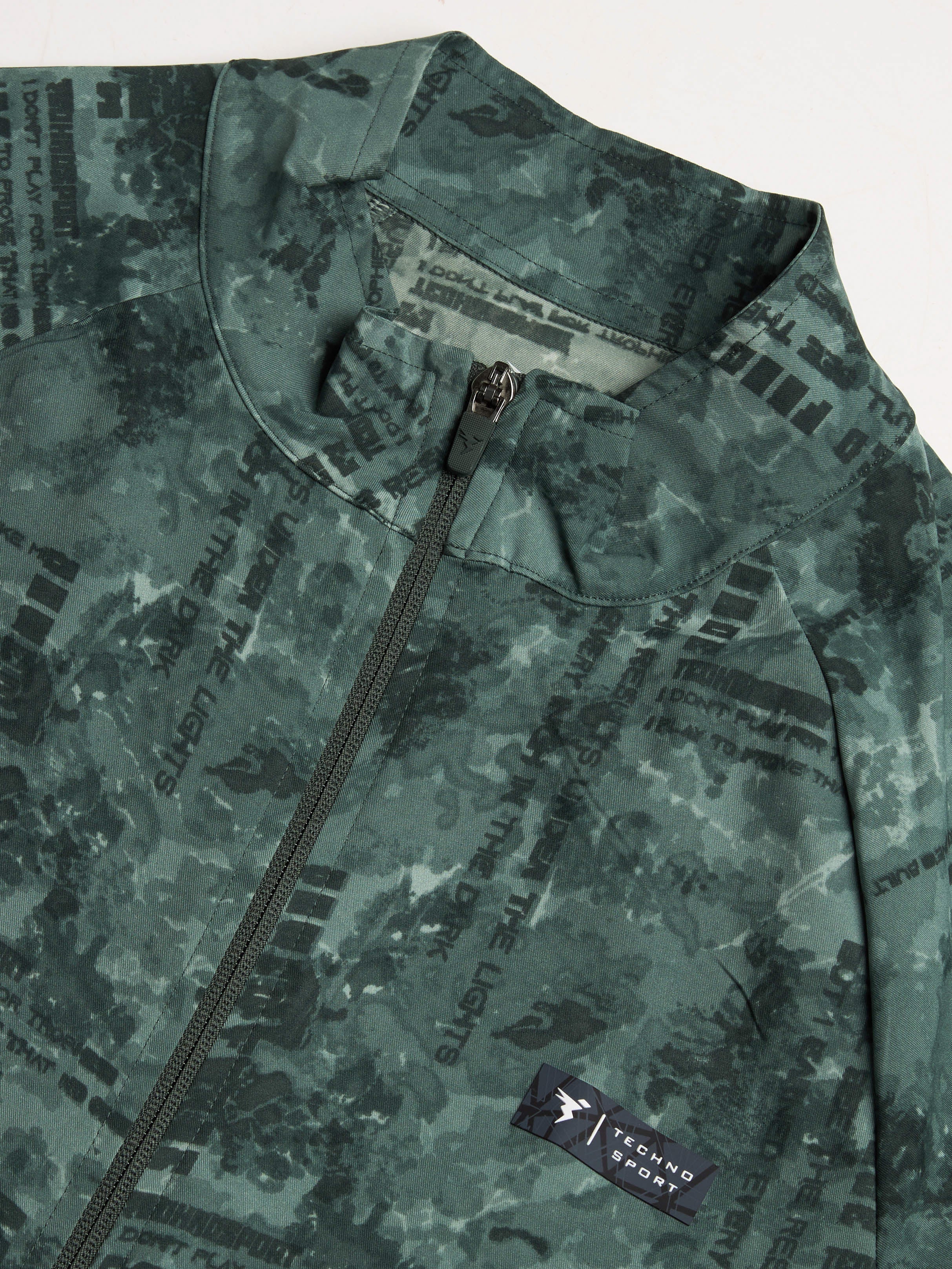 Technosport Printed Jacket (TS Flexi) - PM92 - GREEN PLATOON
