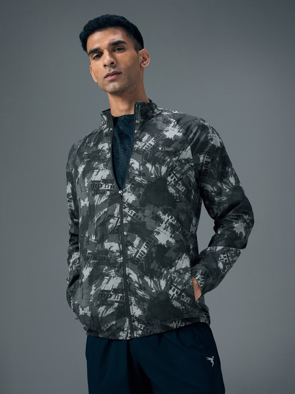 Technosport Printed Jacket (TS Flexi) - PM92 - SHADOW SQUADRON