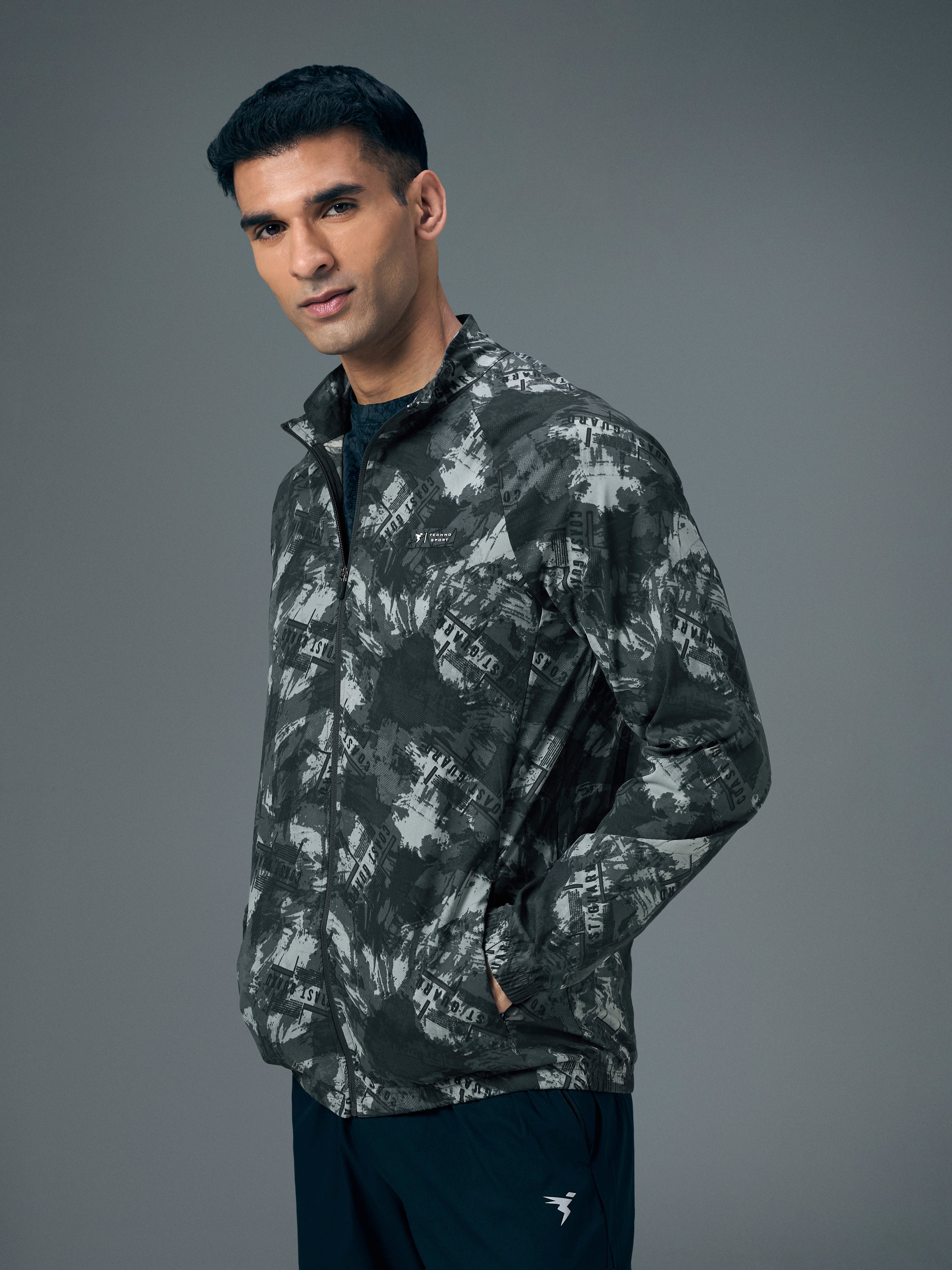 Technosport Printed Jacket (TS Flexi) - PM92 - SHADOW SQUADRON