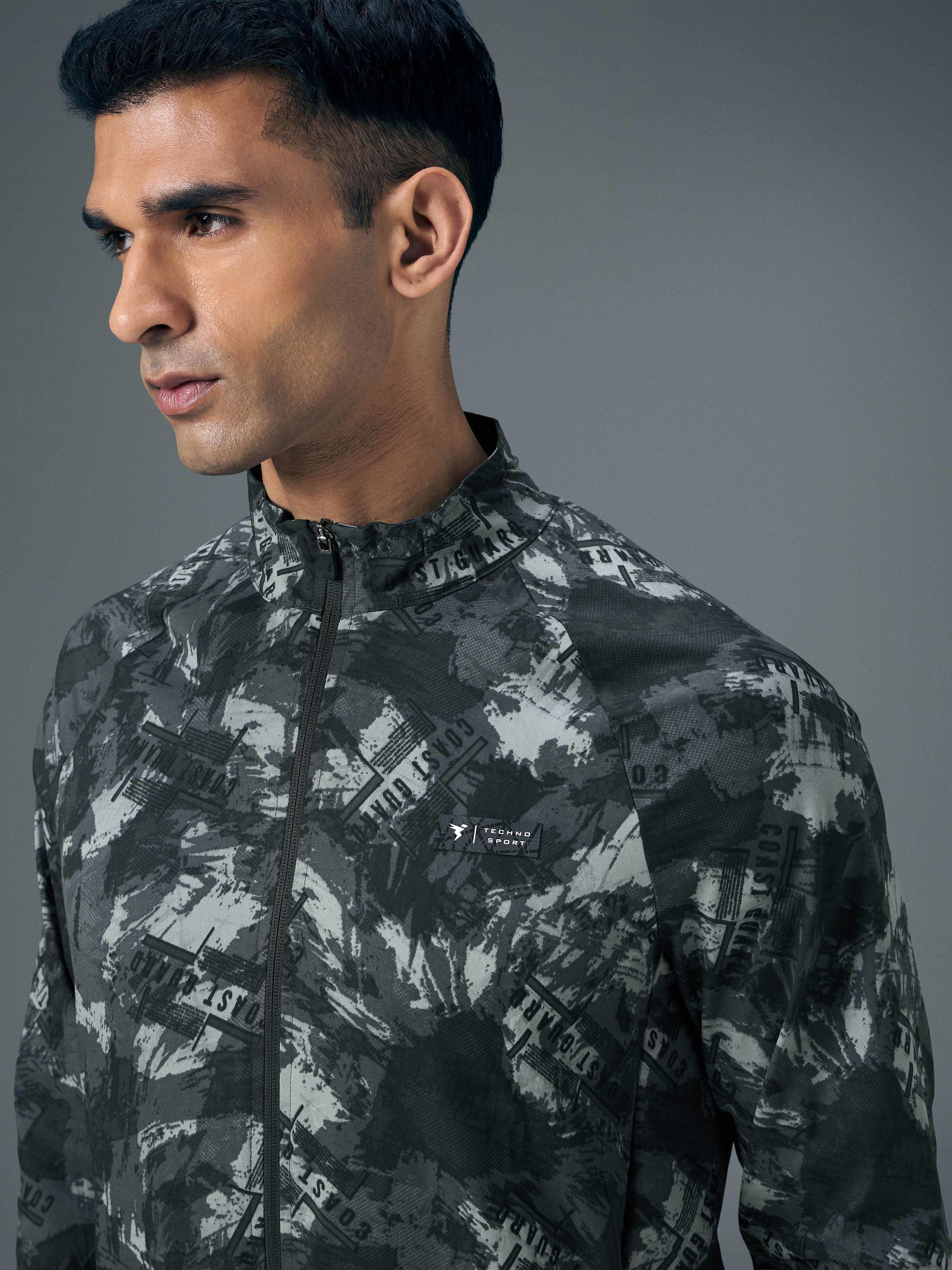 Technosport Printed Jacket (TS Flexi) - PM92 - SHADOW SQUADRON
