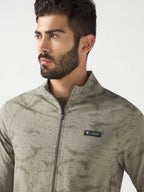 Technosport Printed Jacket (TS Flexi) - PM92 - SMOKEY OLIVE