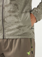 Technosport Printed Jacket (TS Flexi) - PM92 - SMOKEY OLIVE