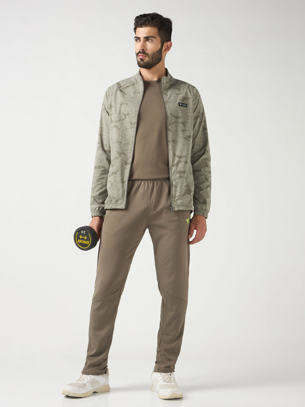 Technosport Printed Jacket (TS Flexi) - PM92 - SMOKEY OLIVE