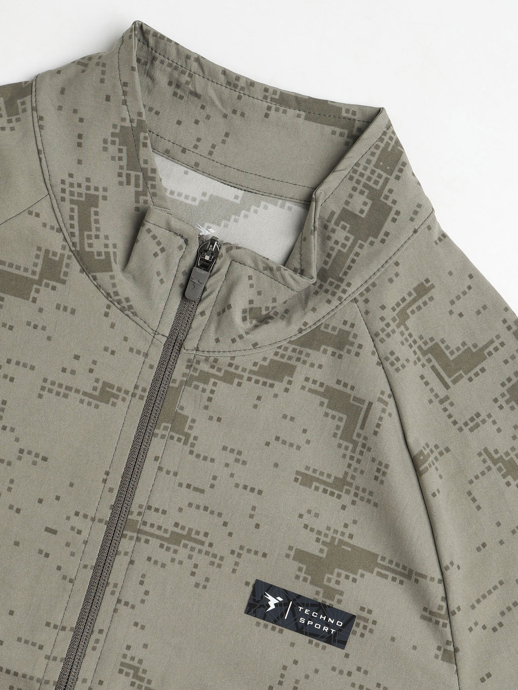 Technosport Printed Jacket (TS Flexi) - PM92 - SMOKEY OLIVE
