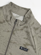 Technosport Printed Jacket (TS Flexi) - PM92 - SMOKEY OLIVE