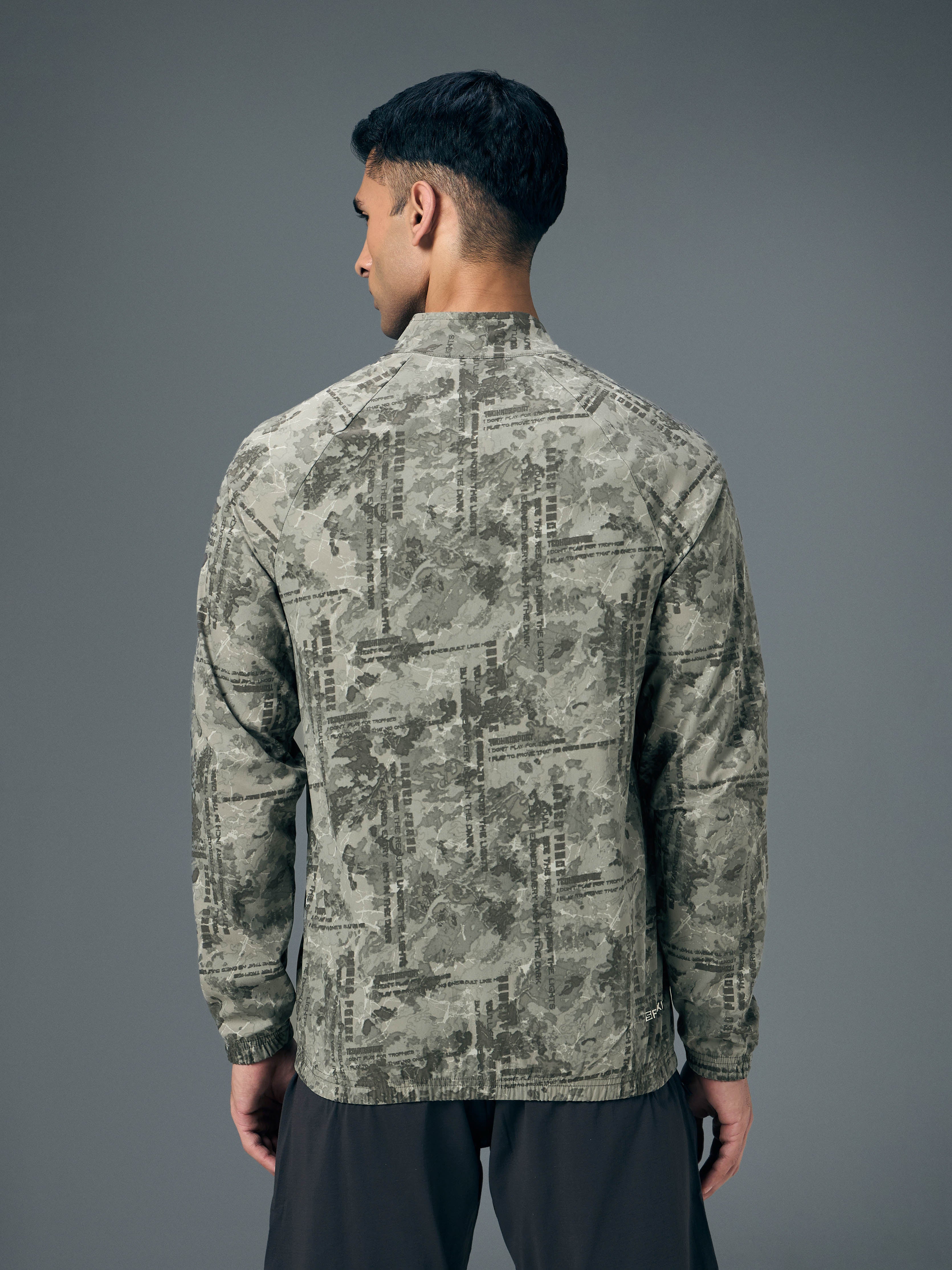 Technosport Printed Jacket (TS Flexi) - PM92 - SMOKEY PLATOON