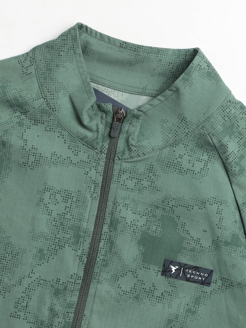Technosport Printed Jacket (TS Flexi) - PM92 - TREKKING GREEN