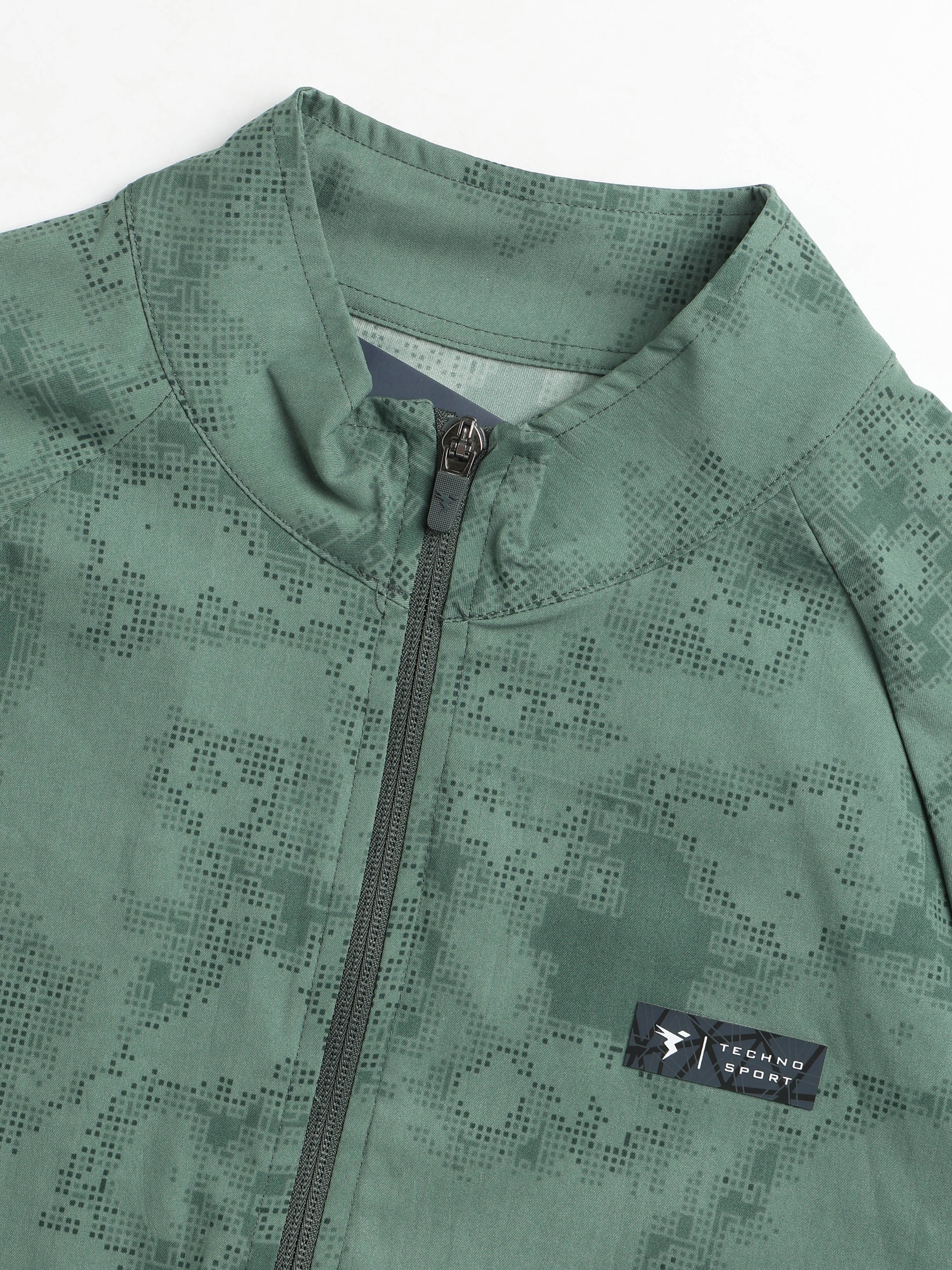 Technosport Printed Jacket (TS Flexi) - PM92 - TREKKING GREEN