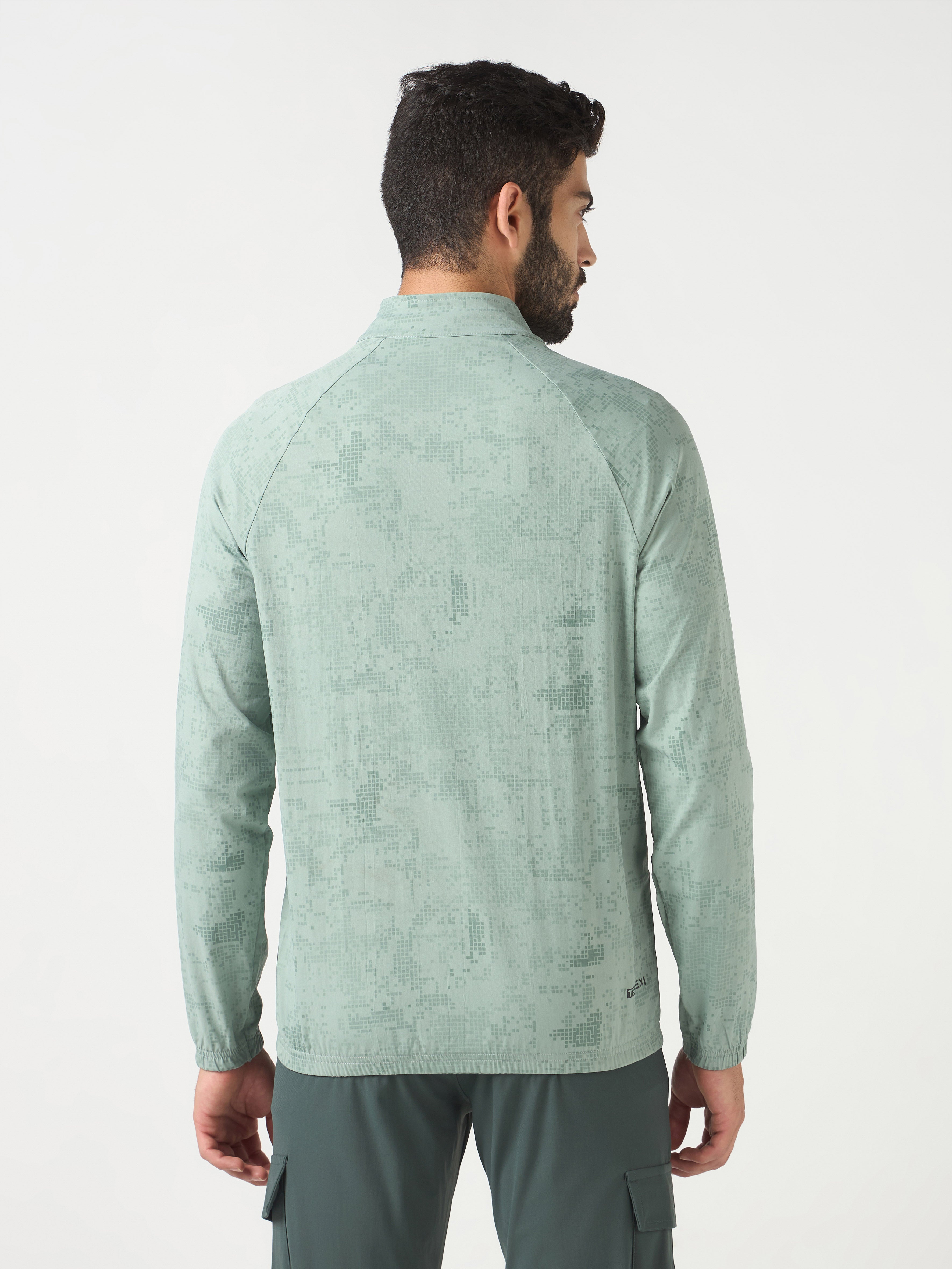 Technosport Printed Jacket (TS Flexi) - PM92 - ULTIMATE GRAY
