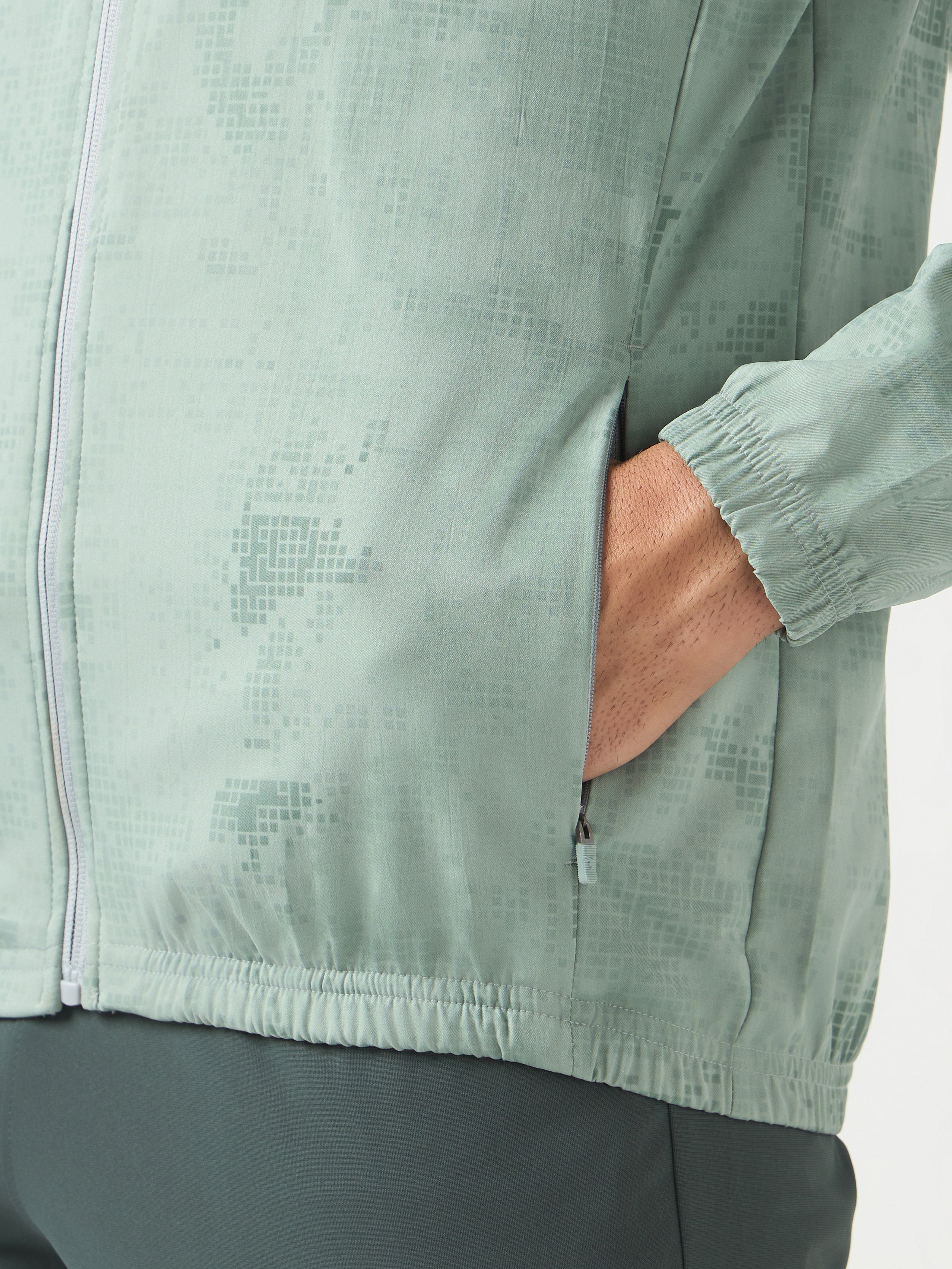 Technosport Printed Jacket (TS Flexi) - PM92 - ULTIMATE GRAY