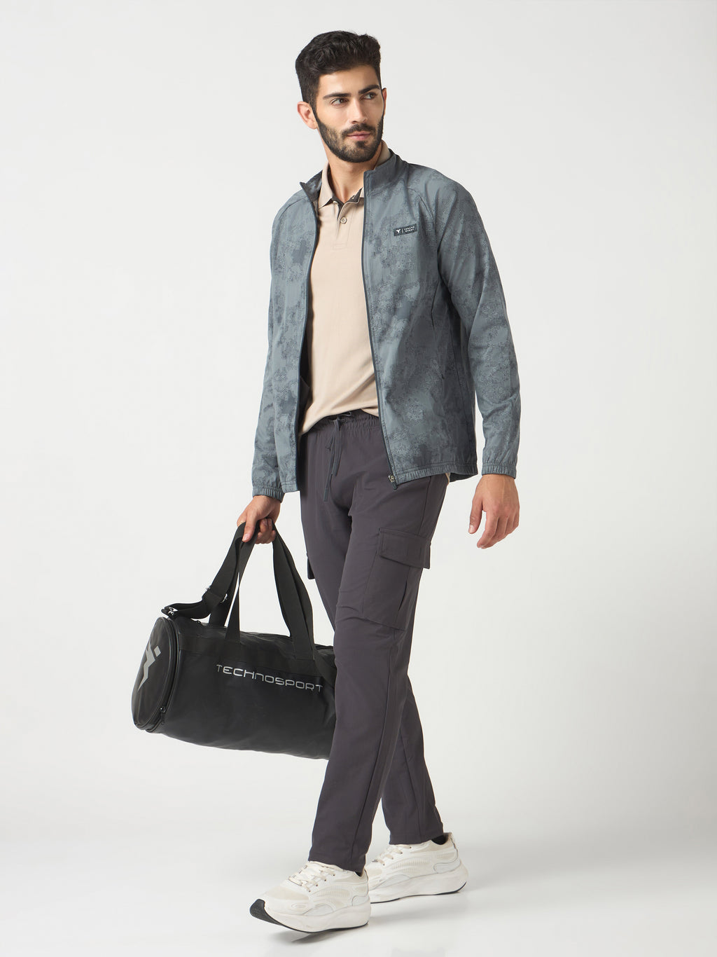 Technosport Printed Jacket (TS Flexi) - PM92 - VINTAGE INDIGO