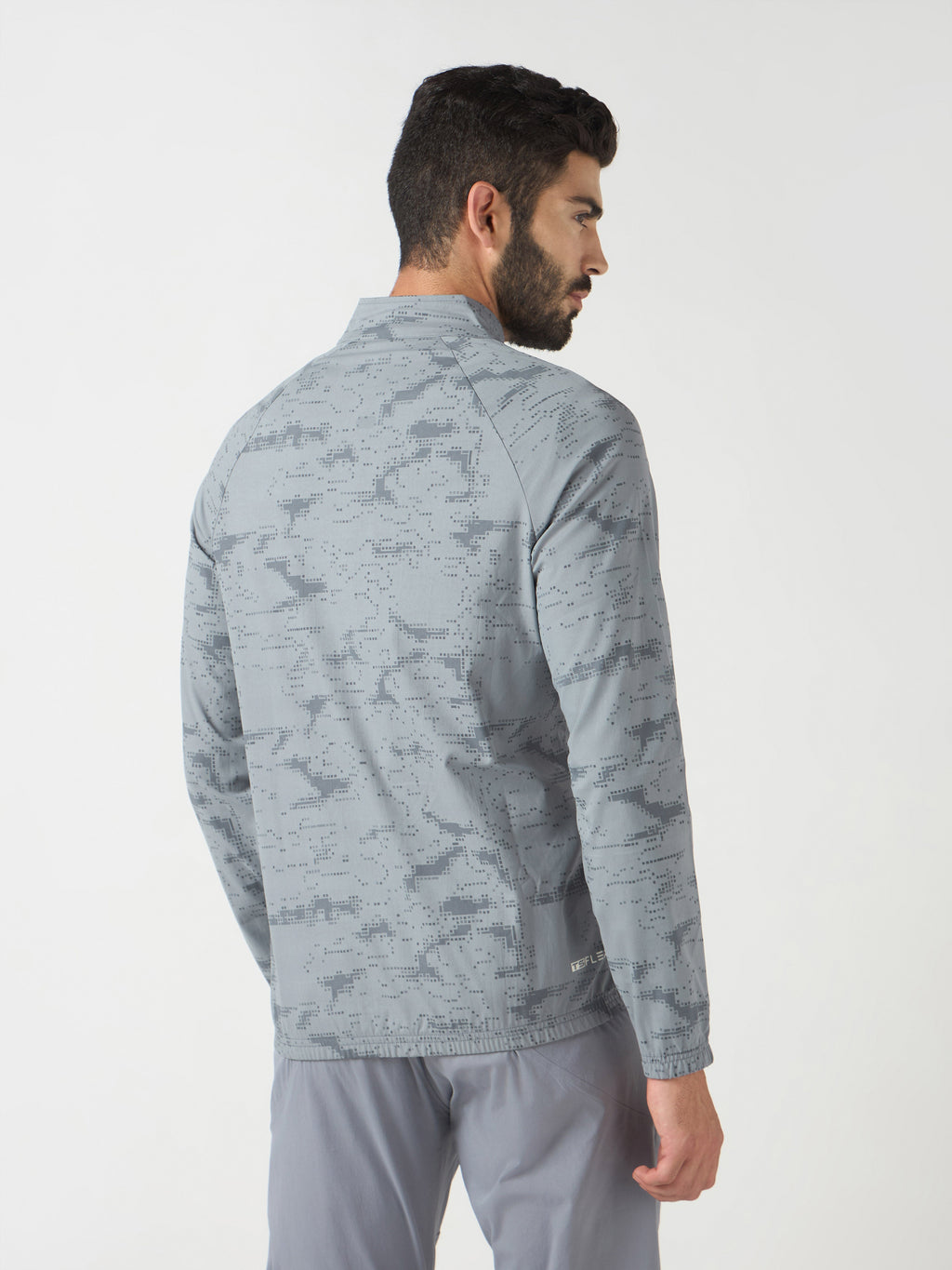 Technosport Printed Jacket (TS Flexi) - PM92 - WOODLAND GRAY