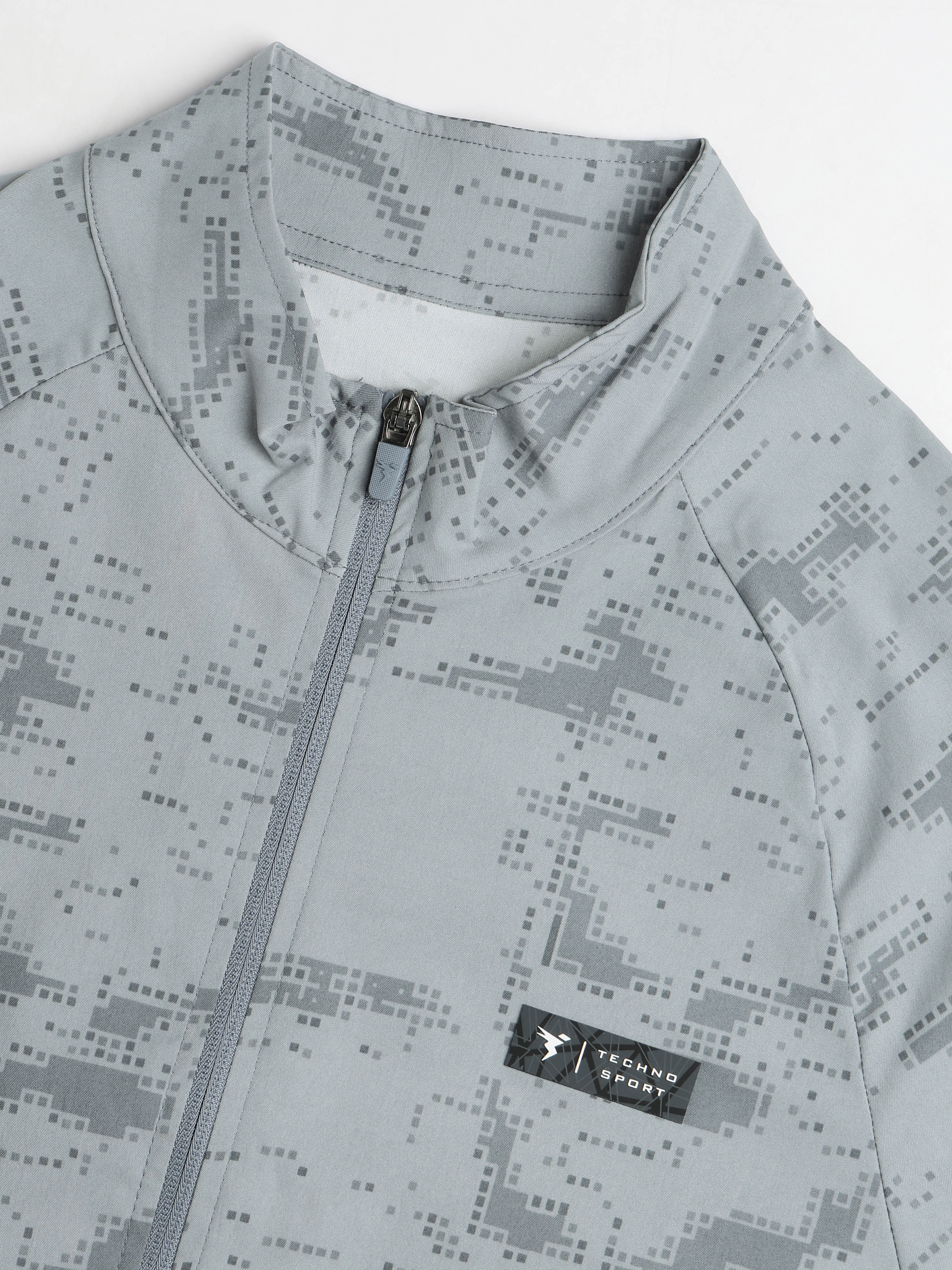 Technosport Printed Jacket (TS Flexi) - PM92 - WOODLAND GRAY