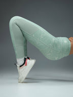 Technosport Women Printed Tights (Elasto Plus) - W155 - GREY SWIRL