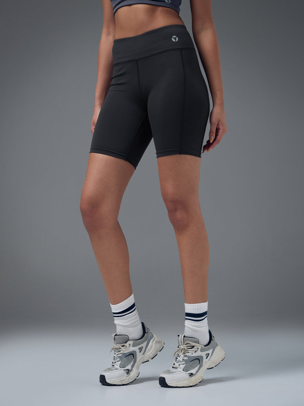 Technosport Women Half Tights - W161 - BLACK
