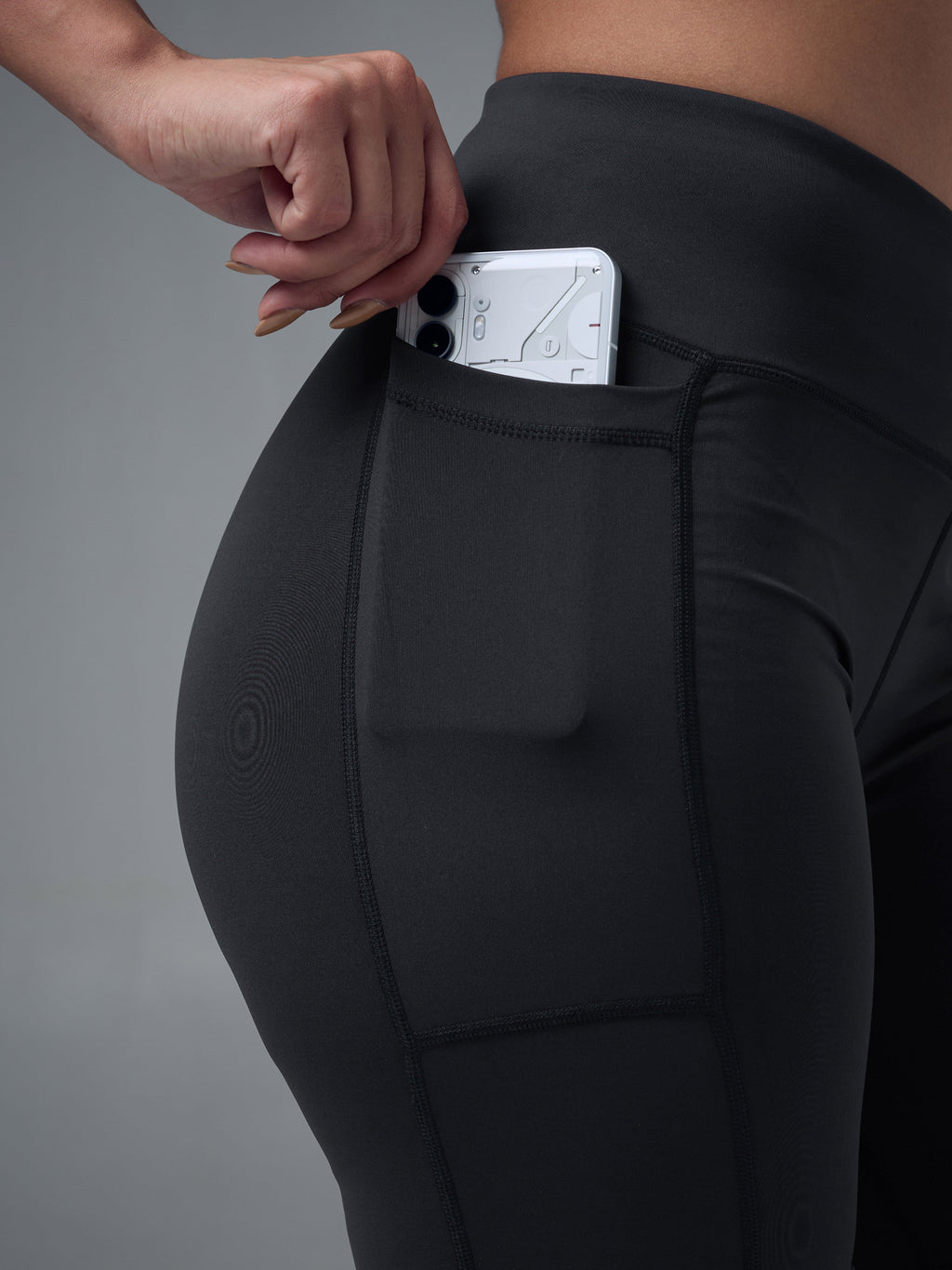 Technosport Women Half Tights - W161 - BLACK