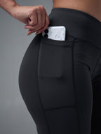 Technosport Women Half Tights - W161 - BLACK