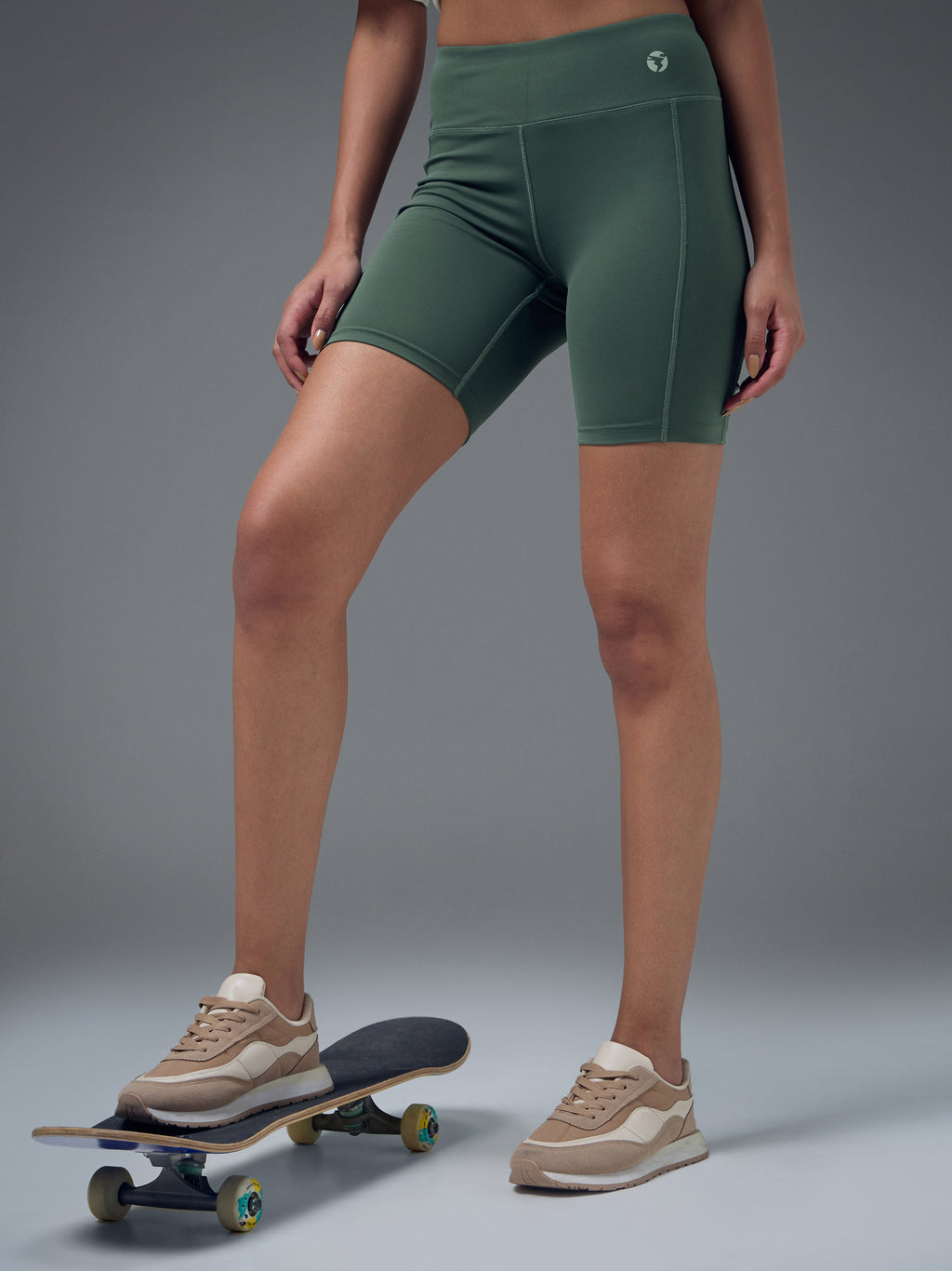 Technosport Women Half Tights - W161 - TREKKING GREEN