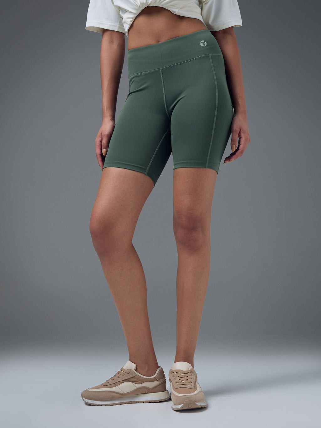 Technosport Women Half Tights - W161 - TREKKING GREEN