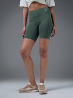 Technosport Women Half Tights - W161 - TREKKING GREEN