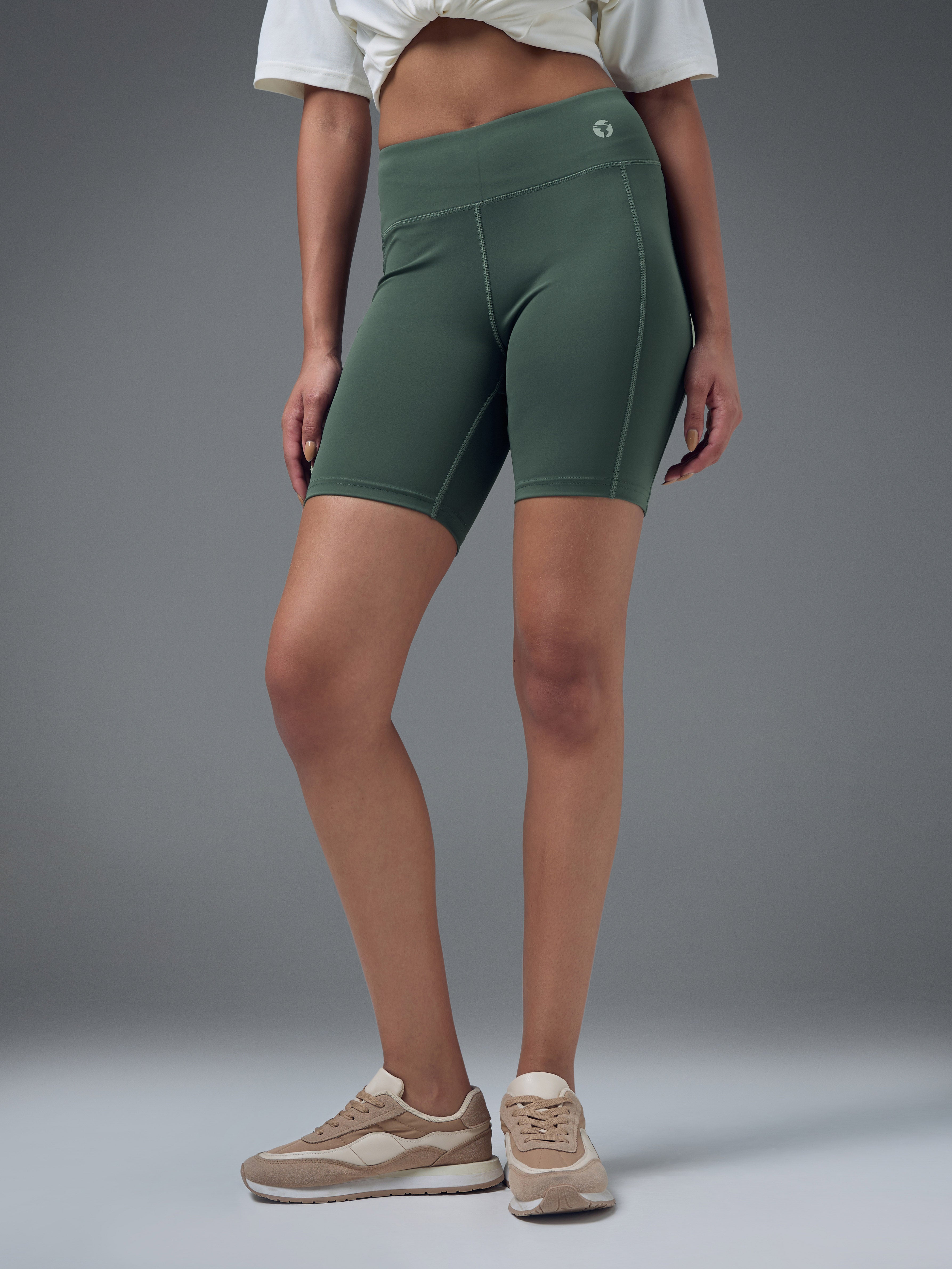 Technosport Women Half Tights - W161 - TREKKING GREEN