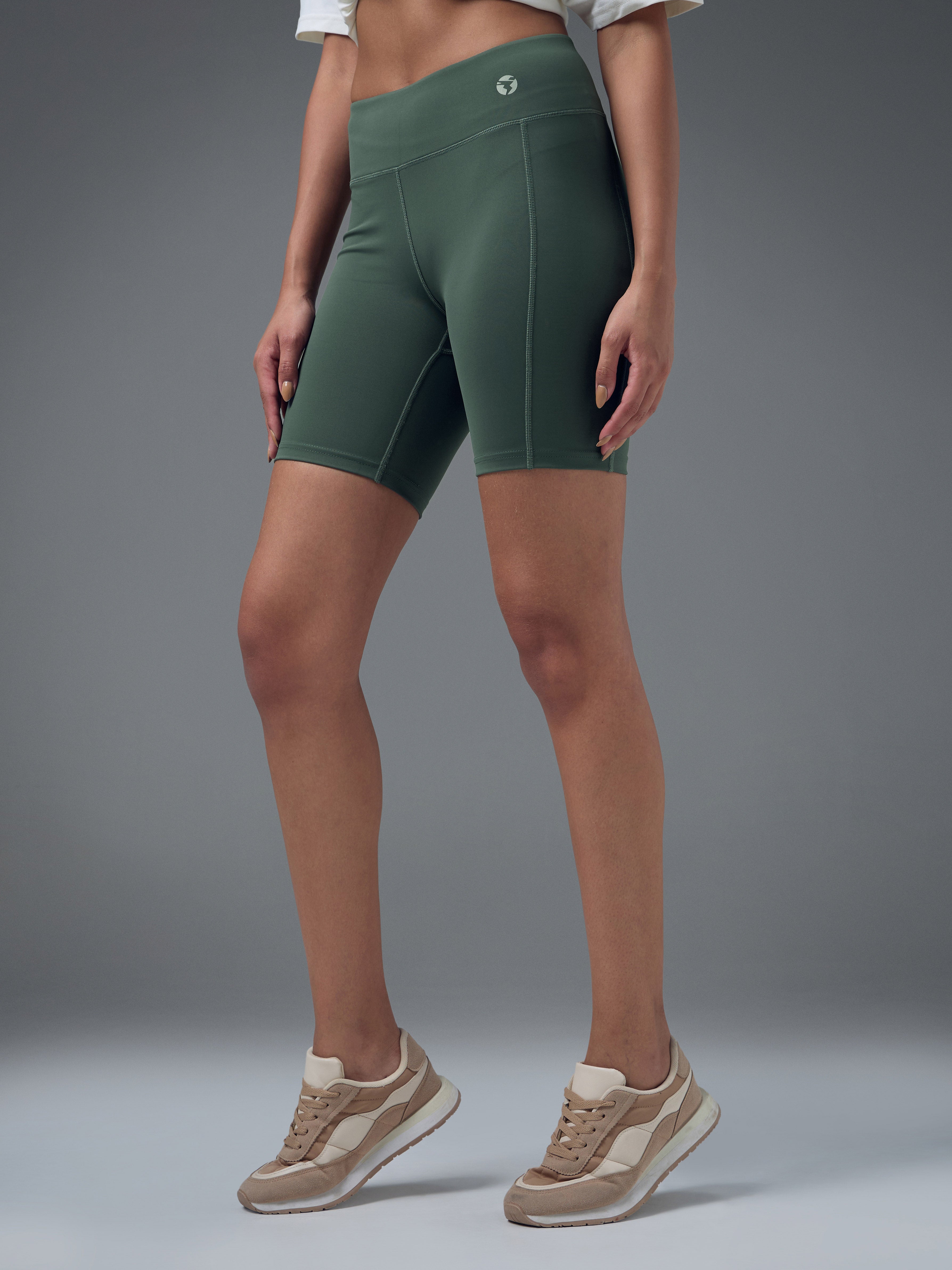 Technosport Women Half Tights - W161 - TREKKING GREEN