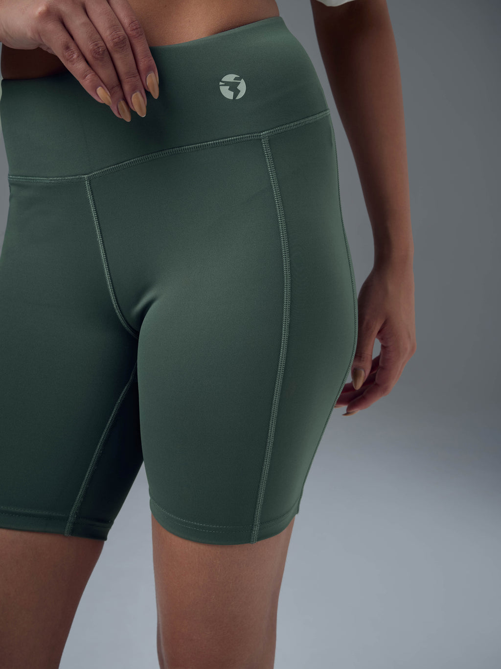 Technosport Women Half Tights - W161 - TREKKING GREEN