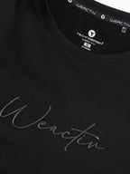 Technosport Women Relaxed Fit TShirt (Elasto Plus) - W163 - BLACK