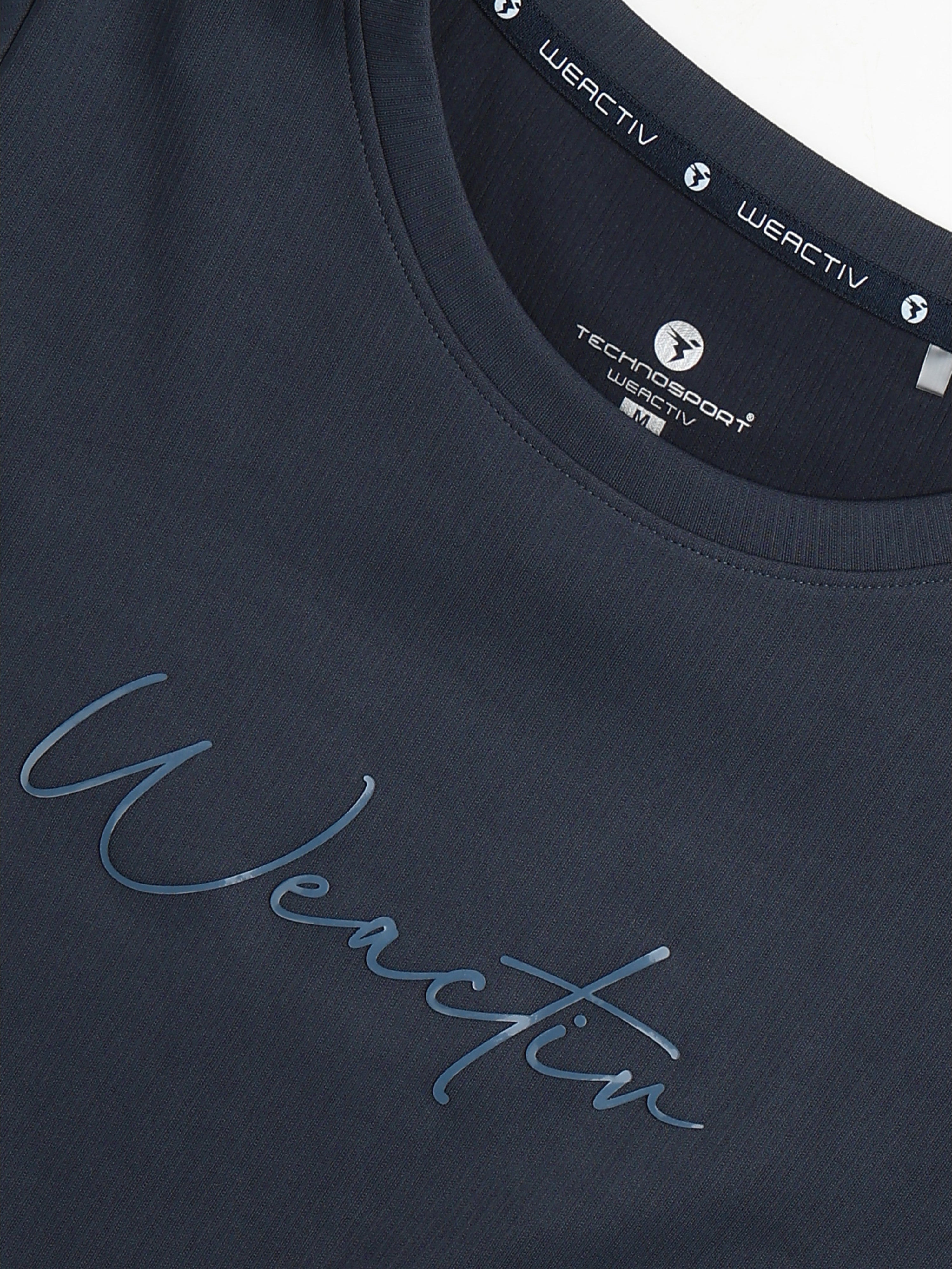 Technosport Women Relaxed Fit TShirt (Elasto Plus) - W163 - CARBON GREY