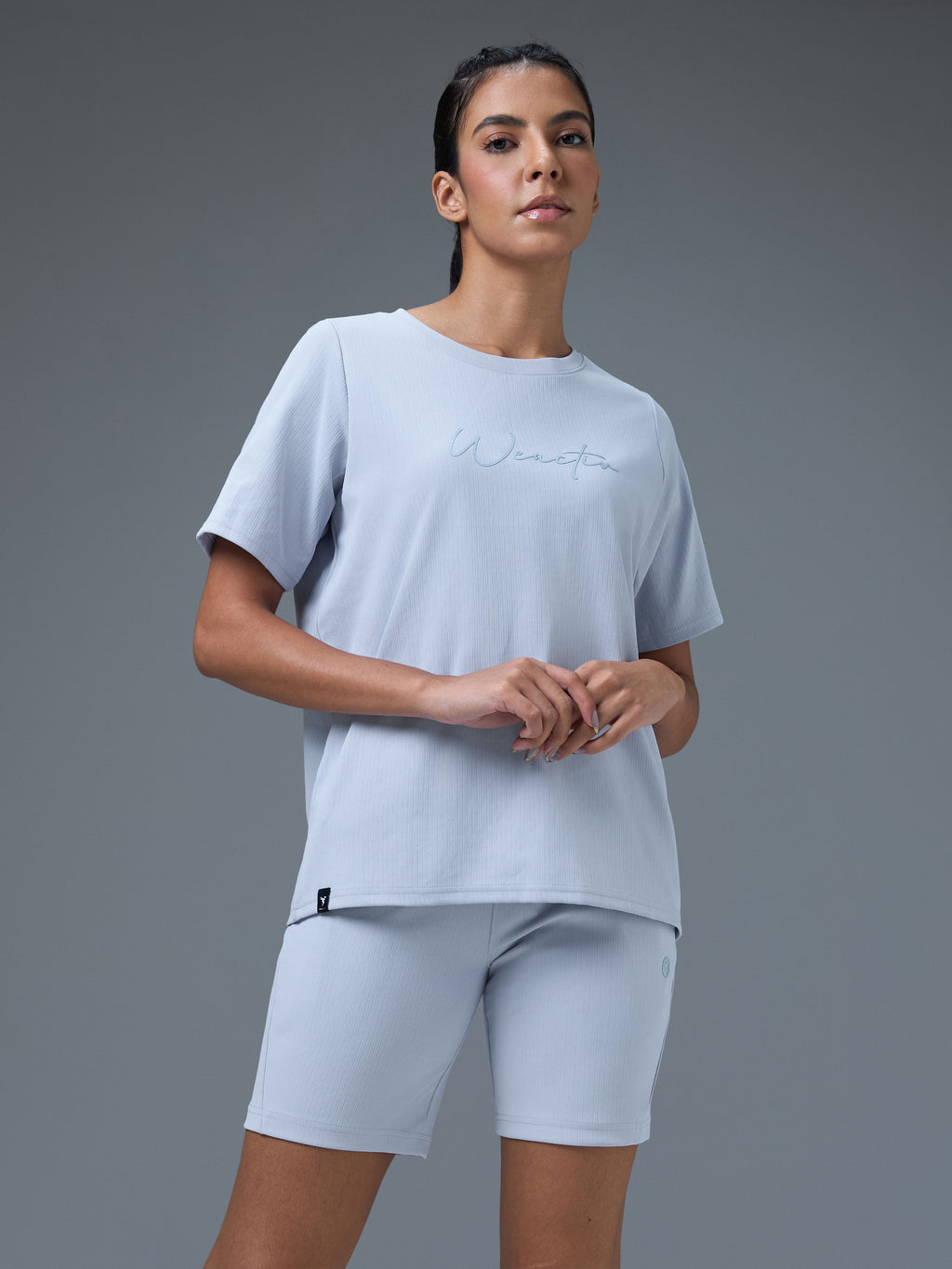 Technosport Women Relaxed Fit TShirt (Elasto Plus) - W163 - HEATHER