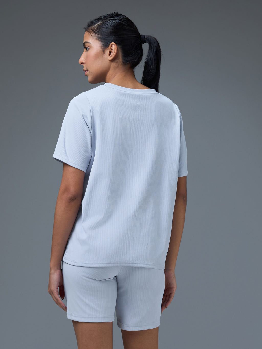 Technosport Women Relaxed Fit TShirt (Elasto Plus) - W163 - HEATHER