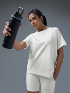 Technosport Women Relaxed Fit TShirt (Elasto Plus) - W163 - OFF WHITE