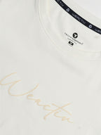 Technosport Women Relaxed Fit TShirt (Elasto Plus) - W163 - OFF WHITE