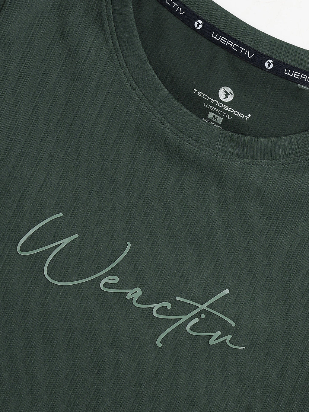 Technosport Women Relaxed Fit TShirt (Elasto Plus) - W163 - TREKKING GREEN