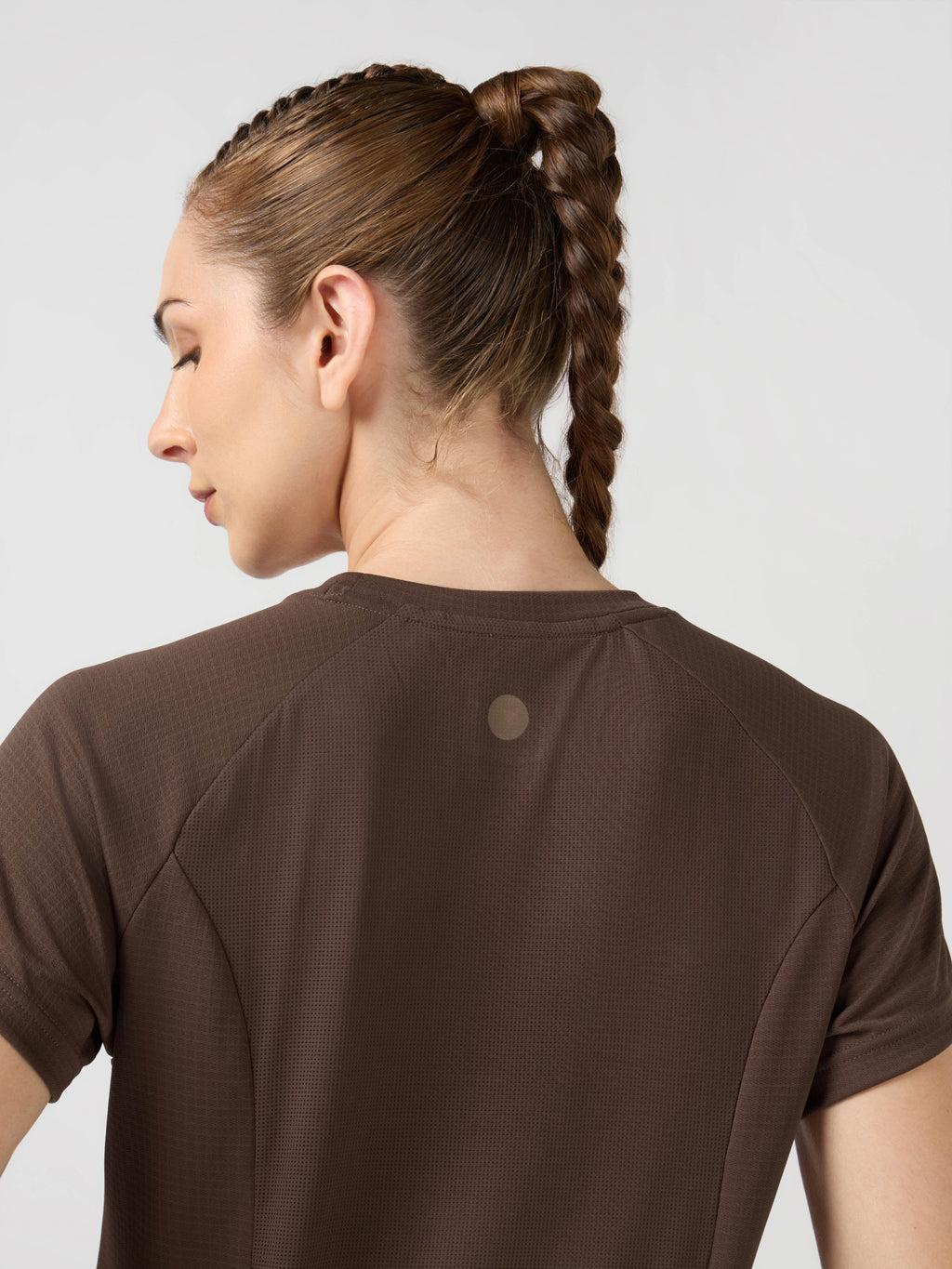 Technosport Women TShirt (Techno Cool) - W170 - CHOCOLATE A