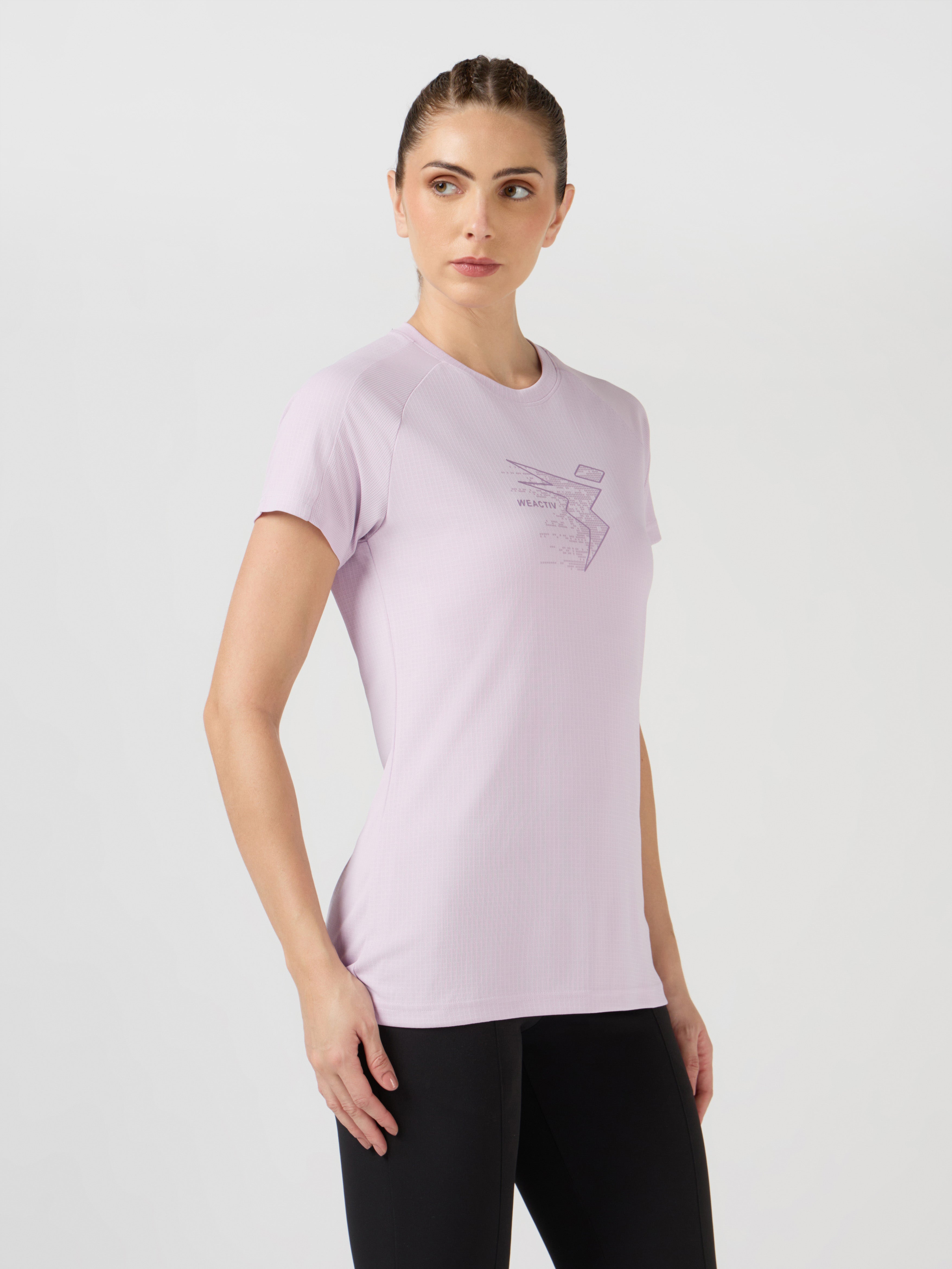 Technosport Women TShirt (Techno Cool) - W170 - LILAC B