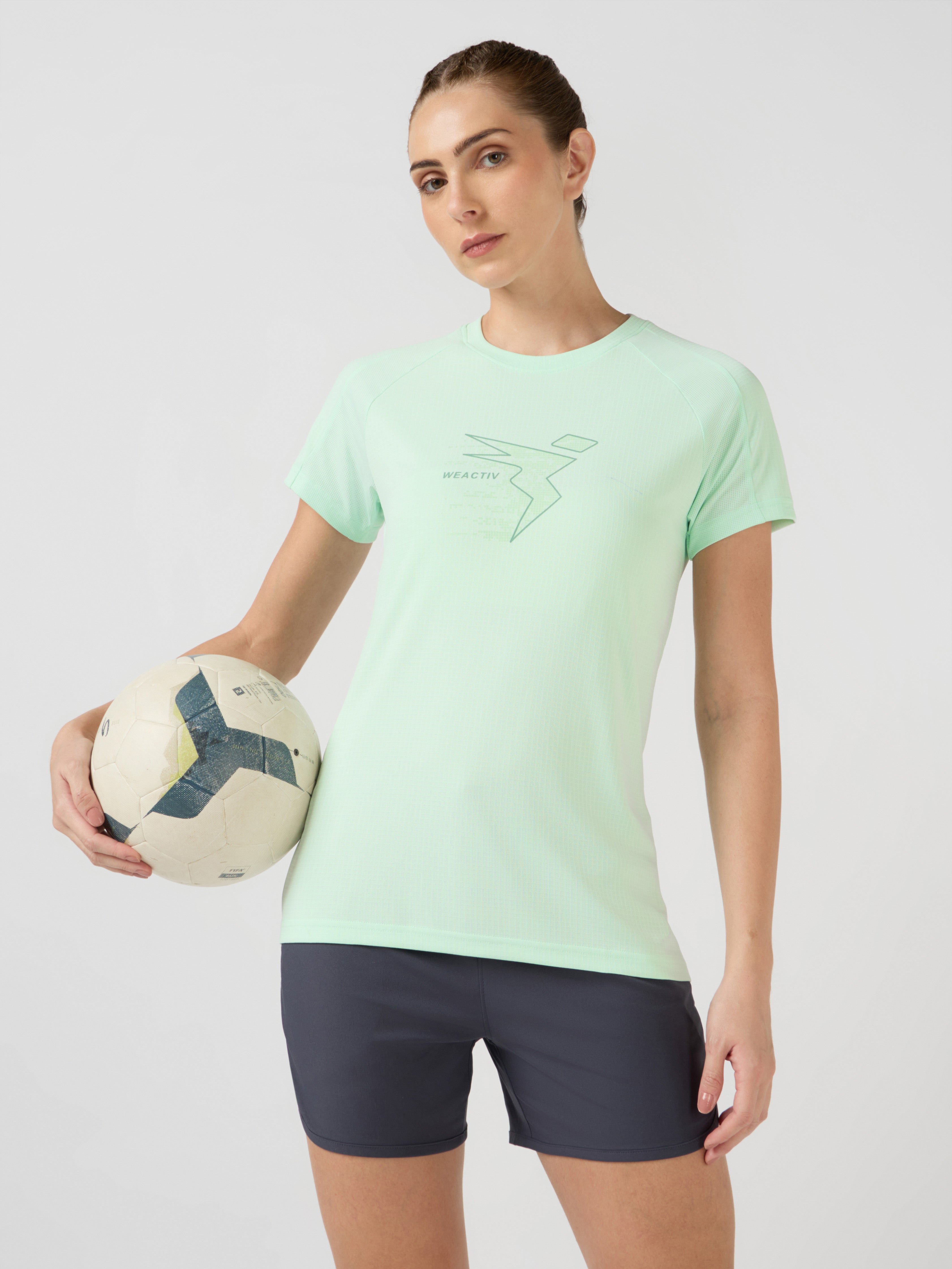 Technosport Women TShirt (Techno Cool) - W170 - MINT GREEN B