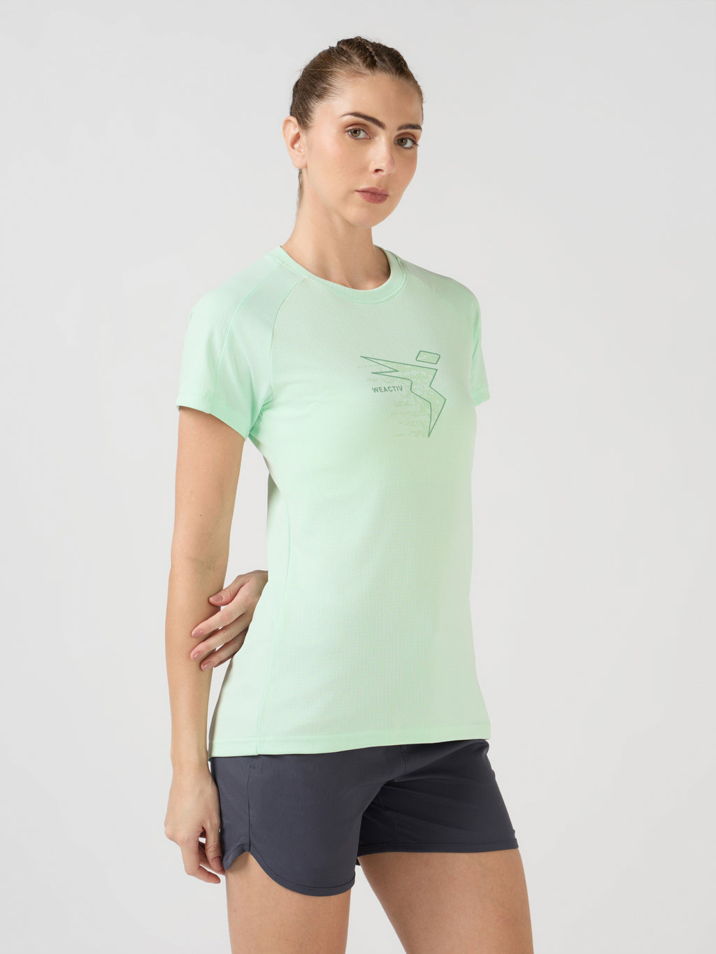 Technosport Women TShirt (Techno Cool) - W170 - MINT GREEN B