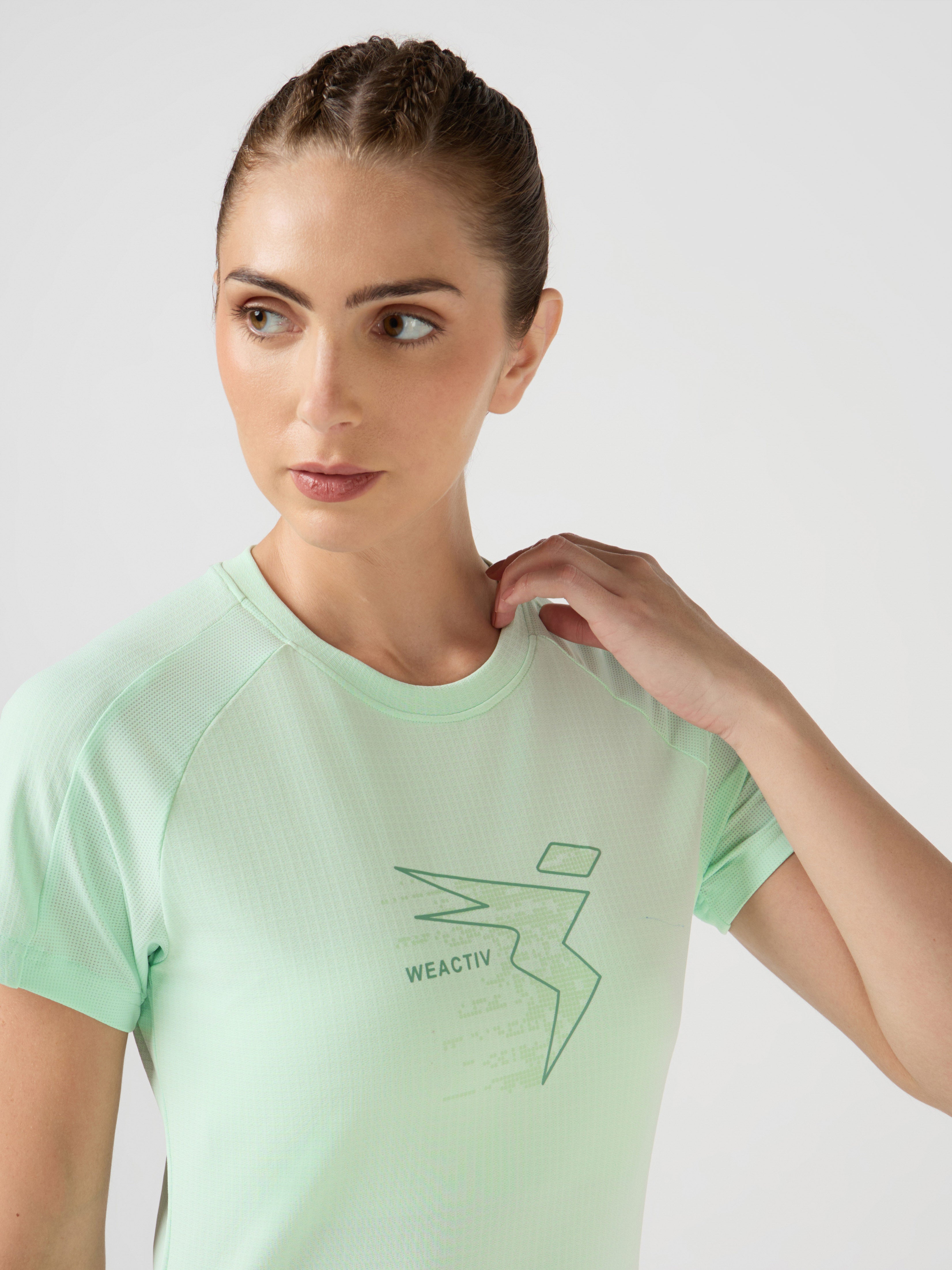 Technosport Women TShirt (Techno Cool) - W170 - MINT GREEN B