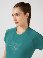 Technosport Women TShirt (Techno Cool) - W170 - TEAL B