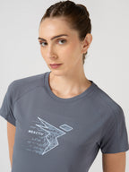 Technosport Women TShirt (Techno Cool) - W170 - VINTAGE INDIGO